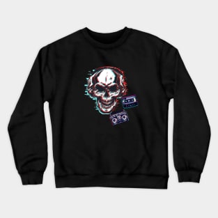 Skull Music Rock Crewneck Sweatshirt